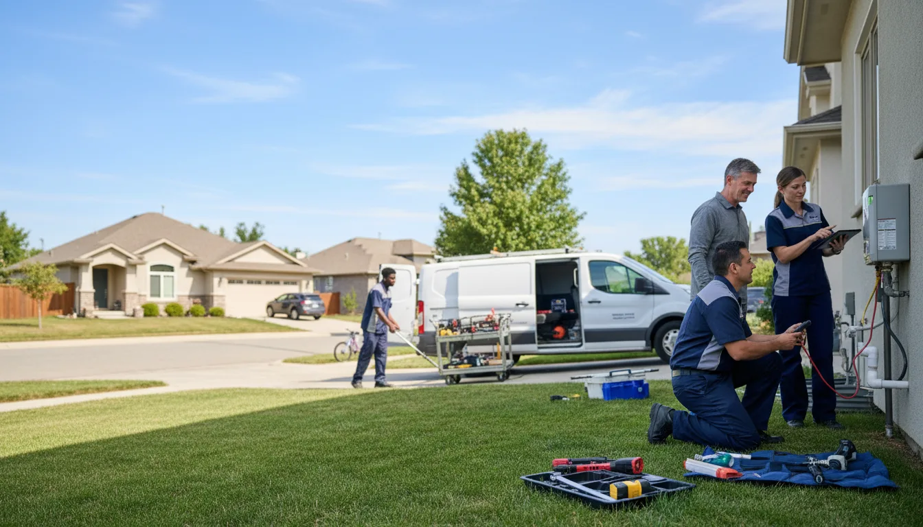 Tankless water heater service in Roscoe, IL